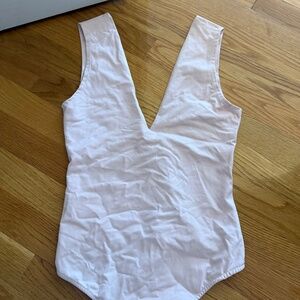 Free People Pink Bodysuit